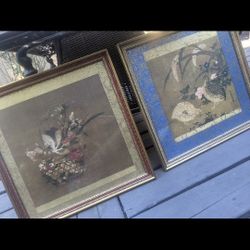 Set Of Two Pictures In Good Condition 