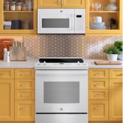 GE (JVM6175DKWW) 1.7 cu. ft Over-the-Range Sensor Microwave Oven- New