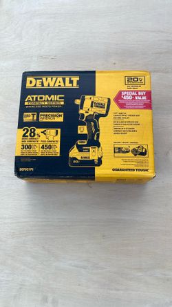 Dewalt Compact Impact Wrench. 1/2. Kit Set. DCF821P1