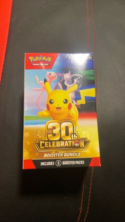 Pokemon booster bundle 30th celebration