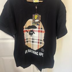 Bape Burberry shirt