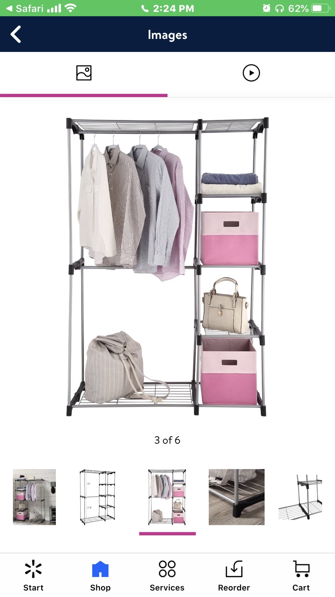 Closet organizer