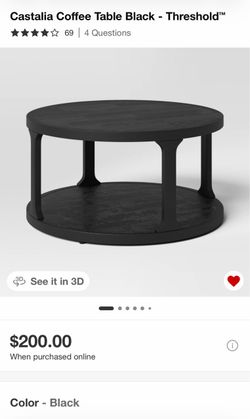 Threshold coffee table