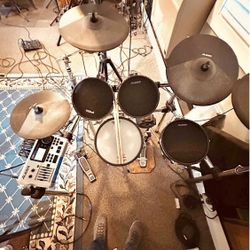 Alesis-DM-10-With-Roland-Kick-&-Snare-Upgrades