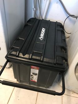 Husky tool box and remodel material