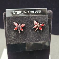 Mozambique Garnet Earrings 