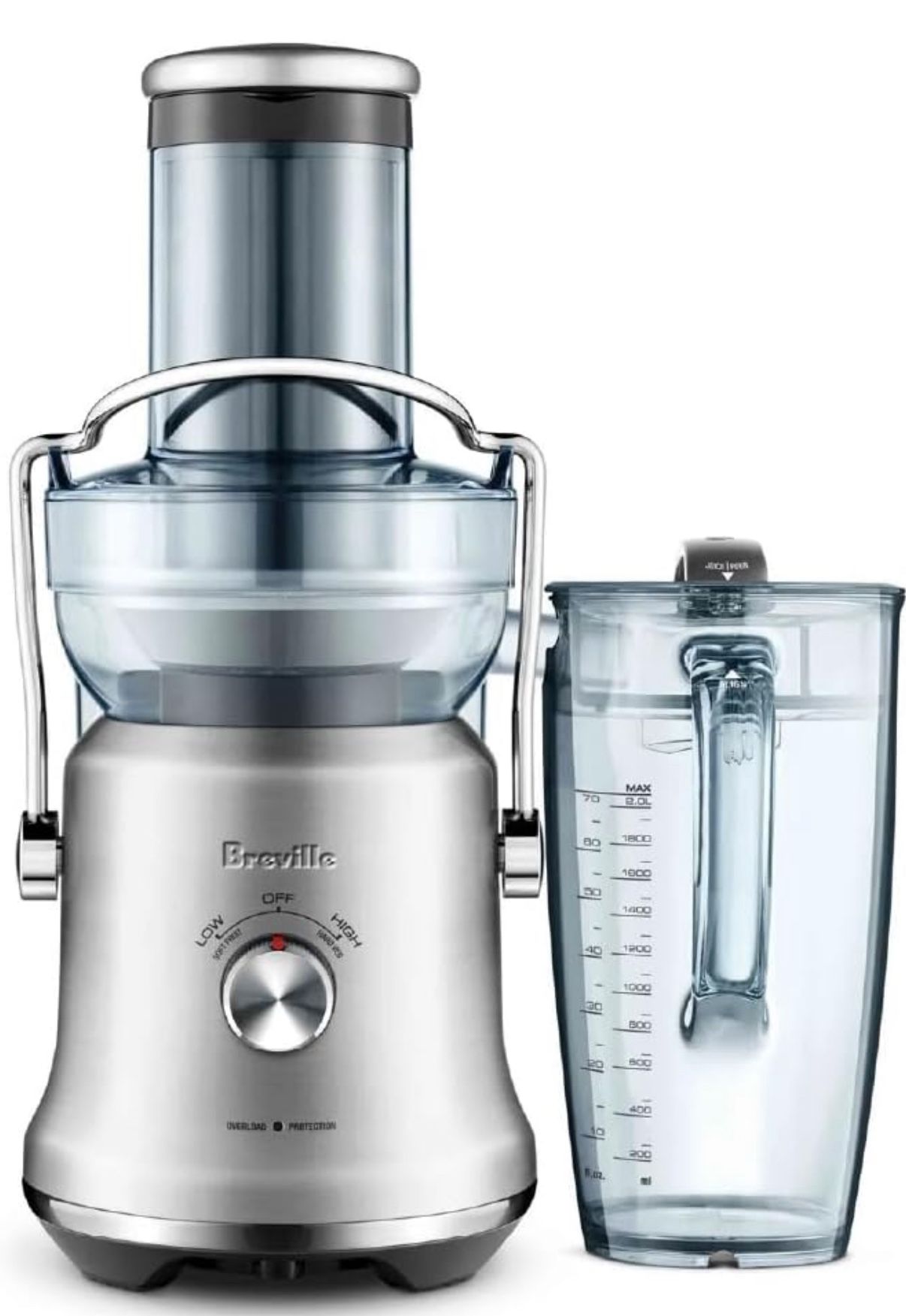 Breville BJE530BSS Juice Fountain Cold Plus, 70 oz, Brushed Stainless Steel