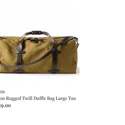 Filson Duffle Bag 