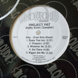Project pat Ghetty green album Sampler minty wax