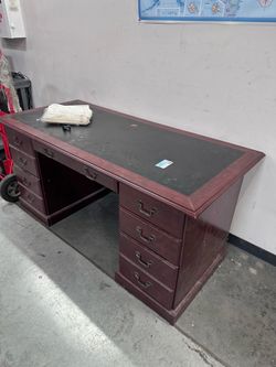 Wooden desk