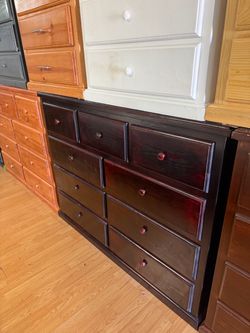 9 drawer dresser cherry