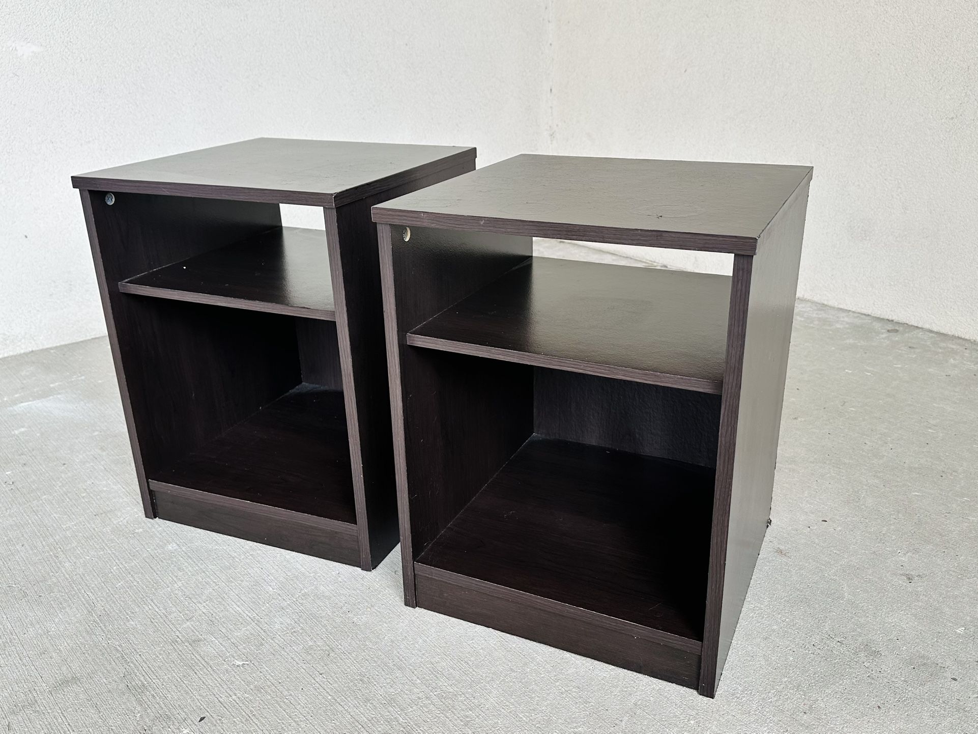 A Pair of Side Tables 