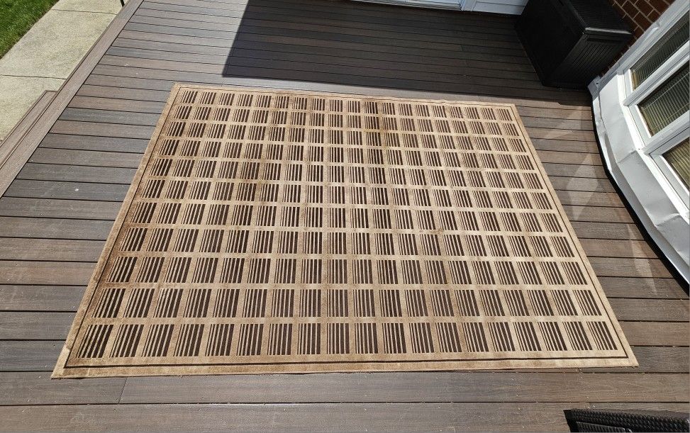 Loloi Halton Too Collection HT-04 Rug, Mocha 7'7" x 10'6" Beautiful Chenille / Viscose Contemporary Area Rug Made in Turkey