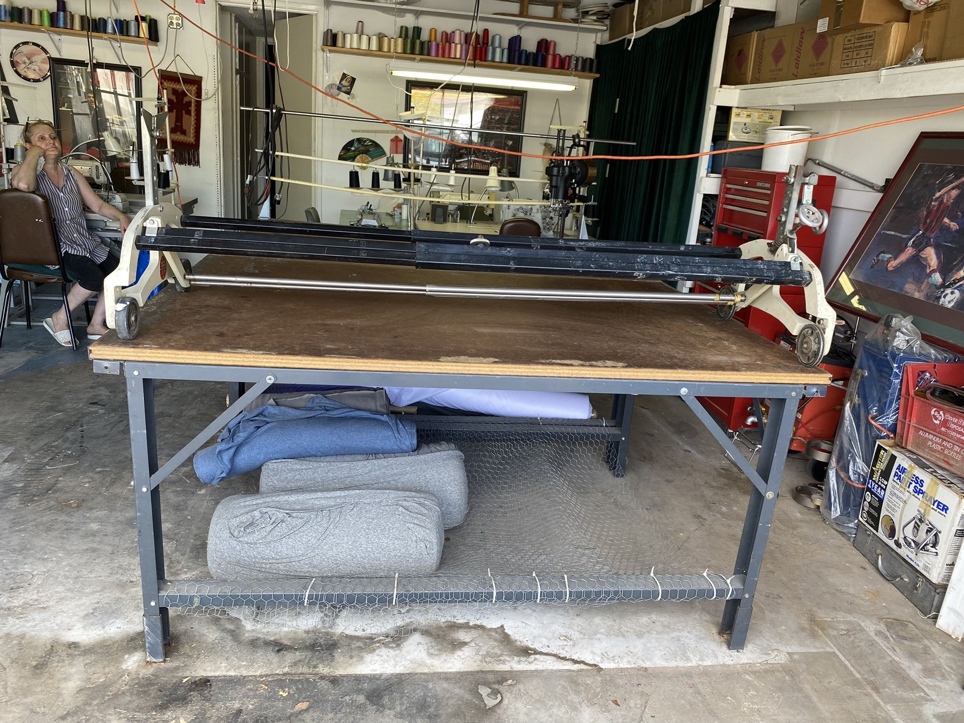 Fabric Cutting Table Collectibles & Art