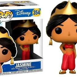 NEW Funko POP! Jasmine 354 (red) Disney Aladdin Princess Jasmine