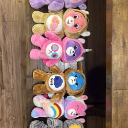 2021 Care Bears Removable Hoodie Friends Plush Complete Collector Set Of Six Bears 
