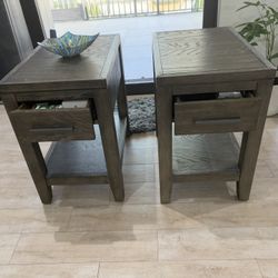 Two End Tables 