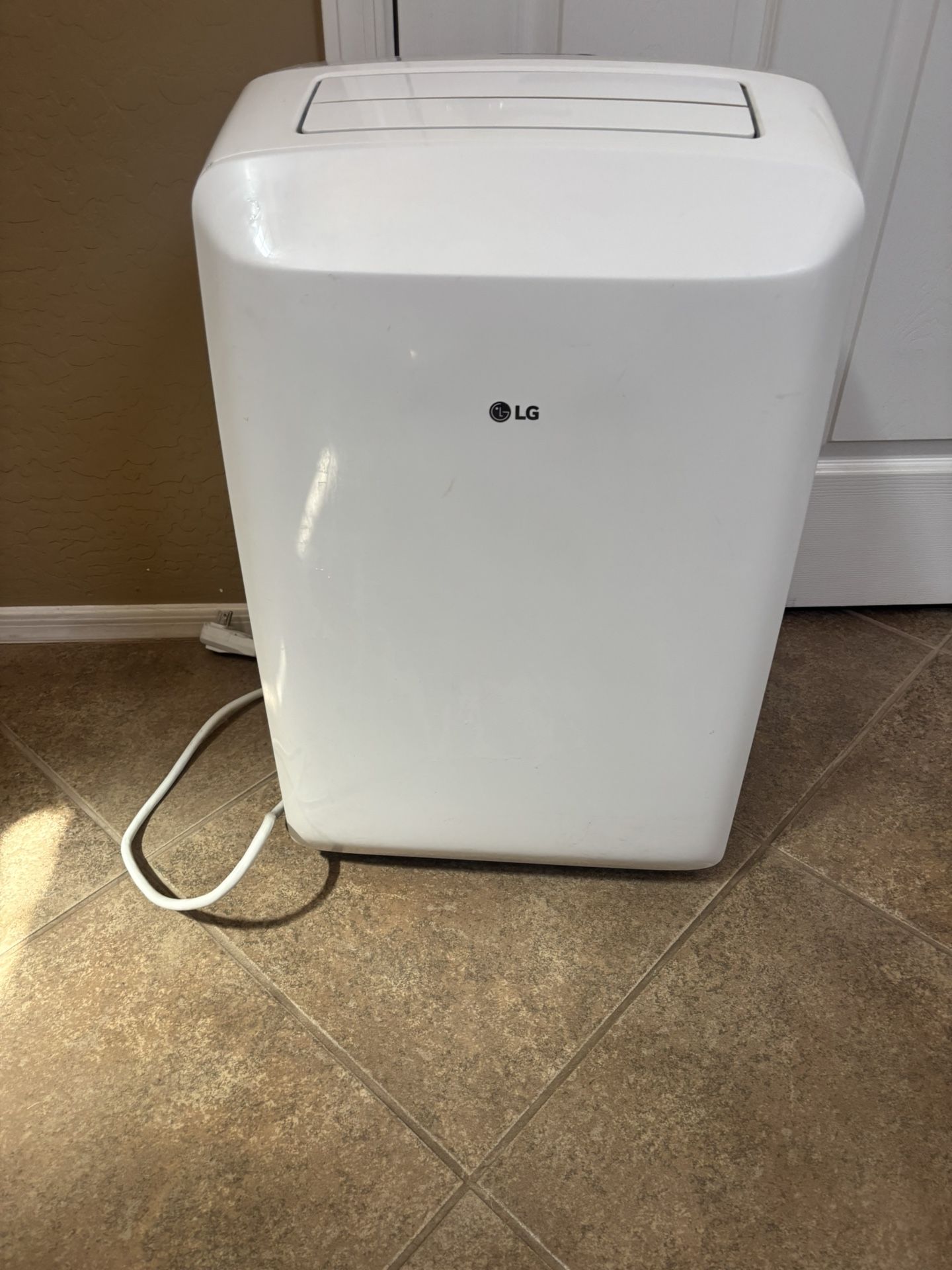 7,000 BTU 115-Volt Portable Air Conditioner Cools 300 Sq. Ft. with Dehumidifier and LCD in White