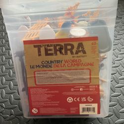 Terra by Battat Country World Farm Animals and Accessories Figure Set  