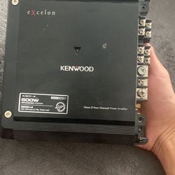 Kenwood 600 Watt Amp 4 Channels 