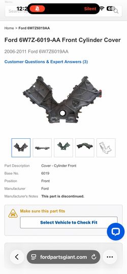 Ford timing cover 4.6L