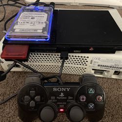Modded PlayStation 2 Slim - 1 Terabyte