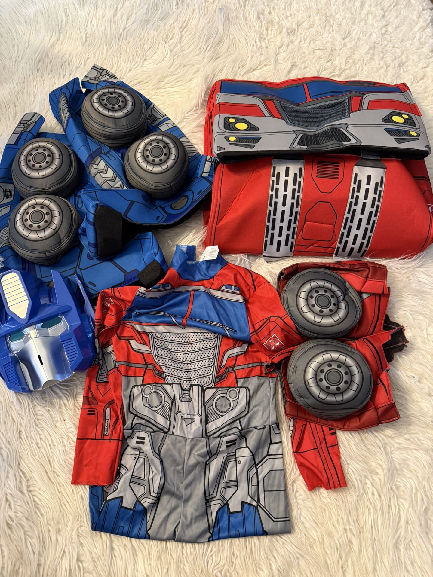 Boys Converting Optimus Prime Costume