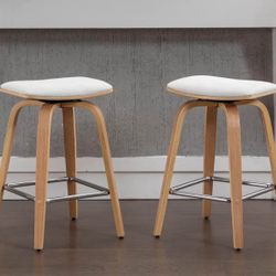Set of modern counter stools
