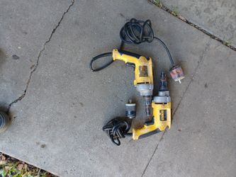 Two Dewalt Corded Screw Guns