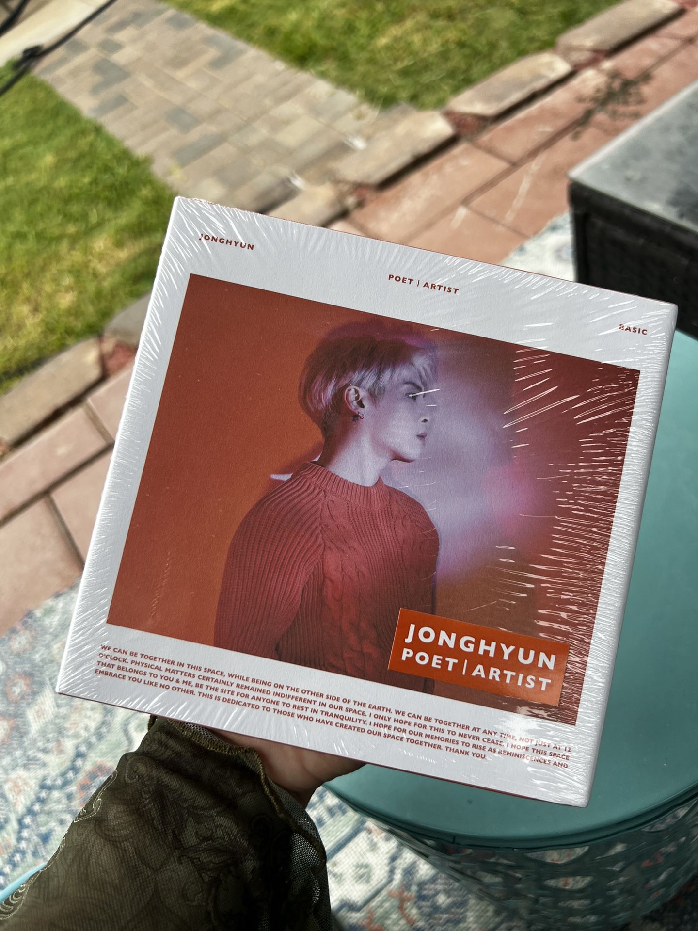 SHINee Jonghyun Poet Artist CD K-Pop Solo Album Korea Factory Sealed Unopened!