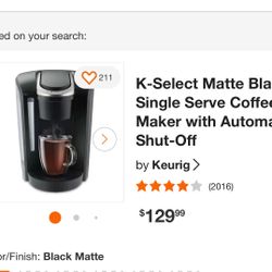 Keurig  Coffee Maker 
