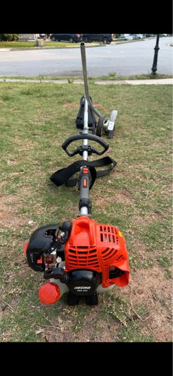 Echo PAS-225 Power Head With String Trimmer And Edger Attachments