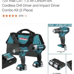 Makita Impact Driver And Drill Set