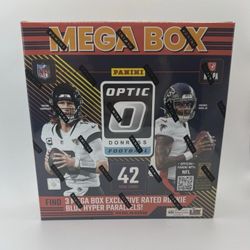 2024 Panini Optic NFL Football Blue Hyper Mega Box