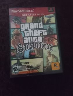 New PS2 Grand theft Auto San Andreas price is firm $30