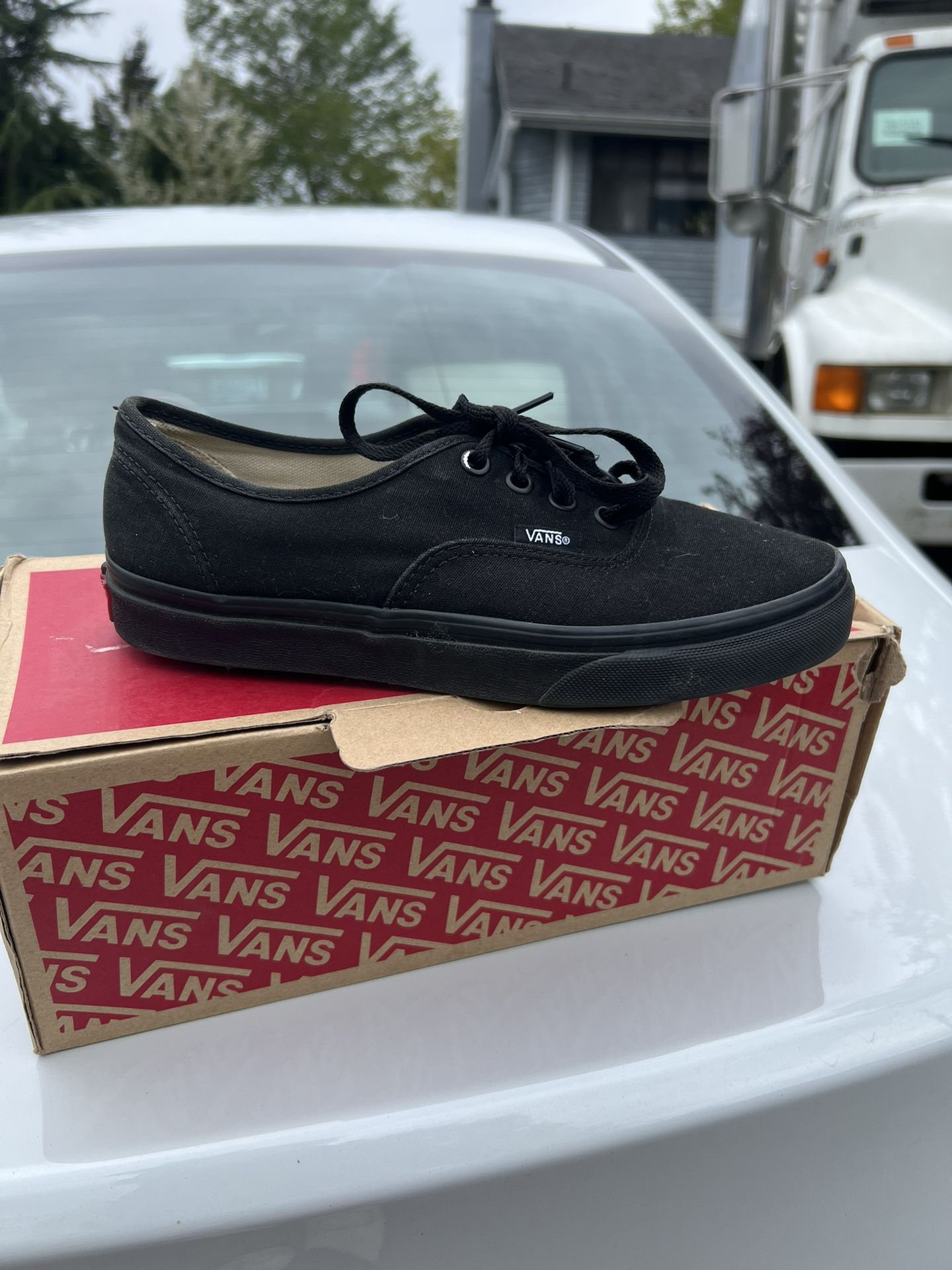 Black Vans 