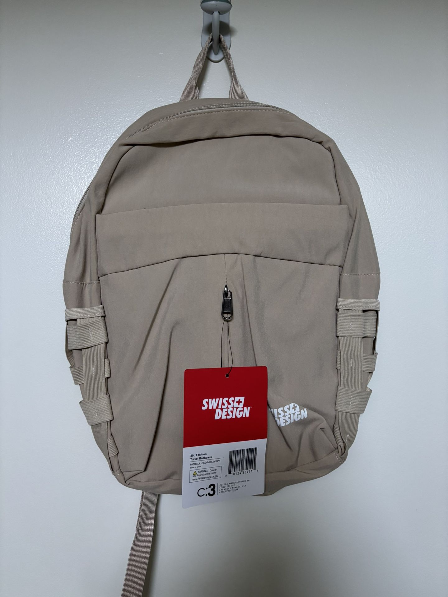 Swiss+ Design 20L Travel Backpack