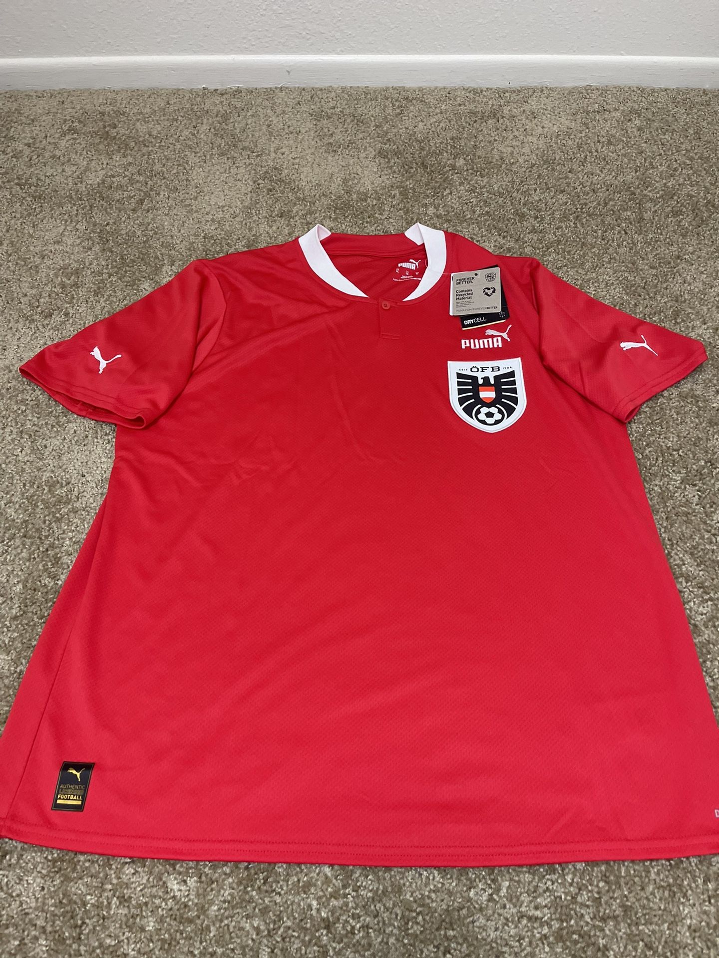  AUSTRIA 22/23 HOME JERSEY BY PUMA