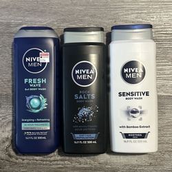 Nivea Men Body Wash 16.9 Fl Oz $3.50 Each  