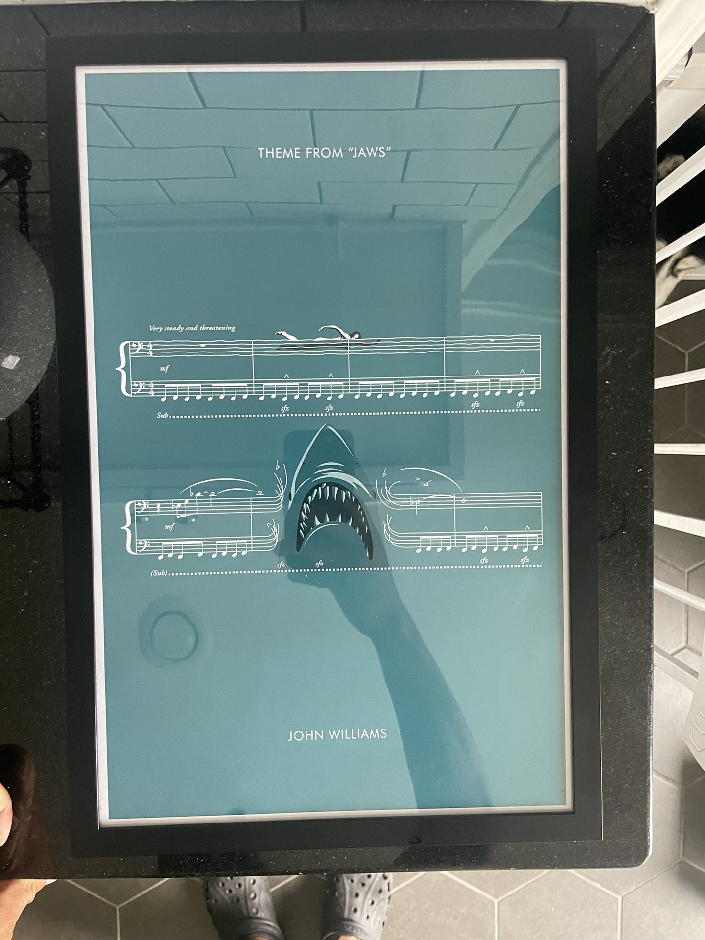 Jaws Music Artwork Frame