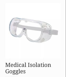 Medical Isolation Safety Goggles 