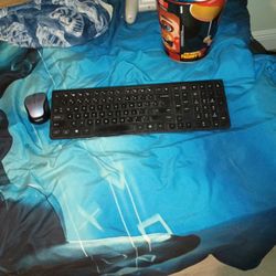 Keyboard And Mouse For $32 Black Hewlett Packard 