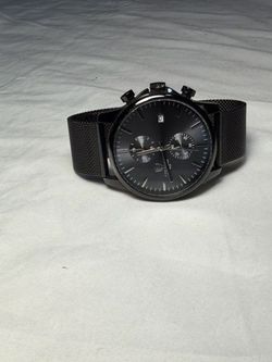 GOLDEN HOUR Men’s Watch Fashion Sport Quartz Analog Mesh Stainless Steel Waterpr