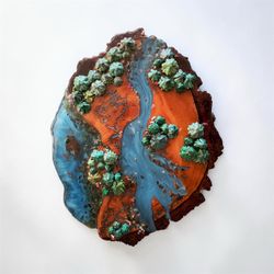 Handmade Live Edge Epoxy River Table- One of a King
