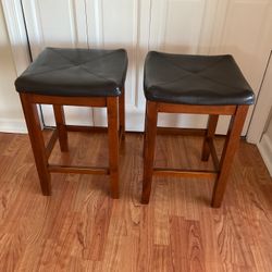 Two Stools  24 Inches High
