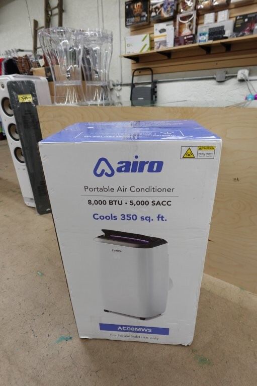 AIRO Comfort 8,000 BTU Portable Air Conditioner
