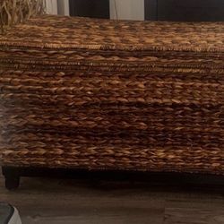 Seagrass Pottery Barn / Coffee Table 