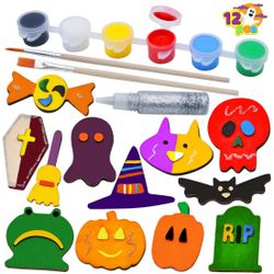 Joyin Wooden Magnet Craft, 12 Pack
