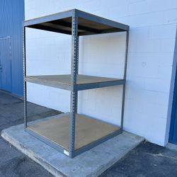 4 ft W x 4 ft D Boltless Heavy Duty Storage Rack Warehouse Stock Supply Shelving 3 Tier Level Shelves Delivery Available