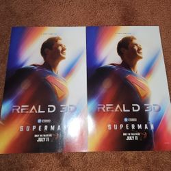 2 Superman Posters 